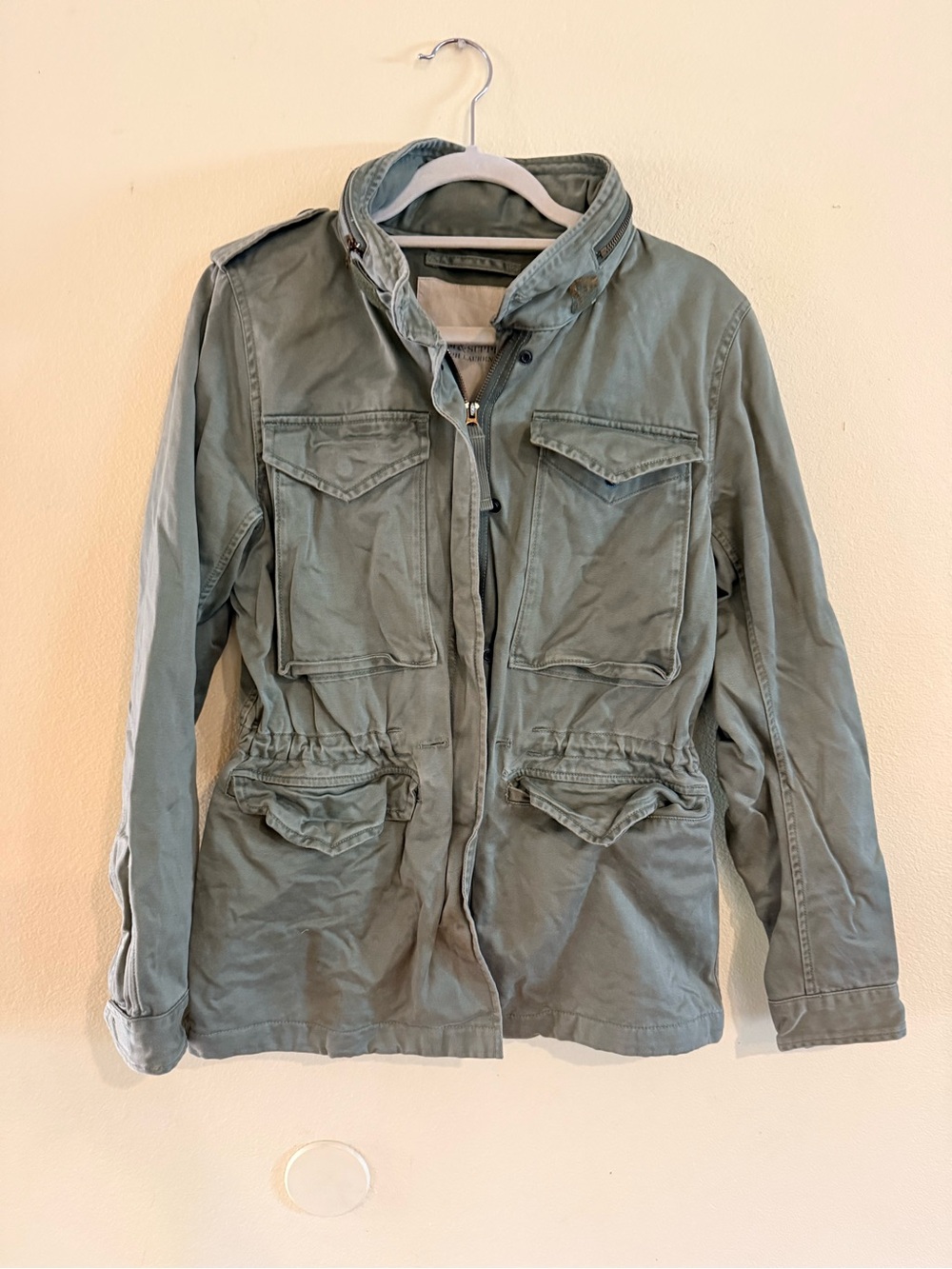 Denim & Supply Ralph Lauren Olive Utility Jacket with Embroidered Beaded size L - Picture 3 of 6